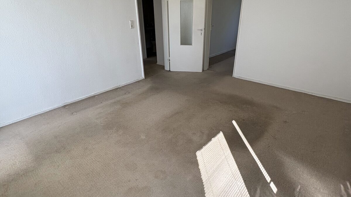 Geräumte Wohnung nach einer Entrümpelung in Bremen-Hemelingen